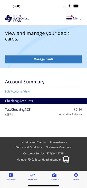 First National Bank in ORD screenshot 3