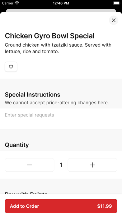 Buckeye Indian Grill iPhone screenshot 3 - Food & Drink app