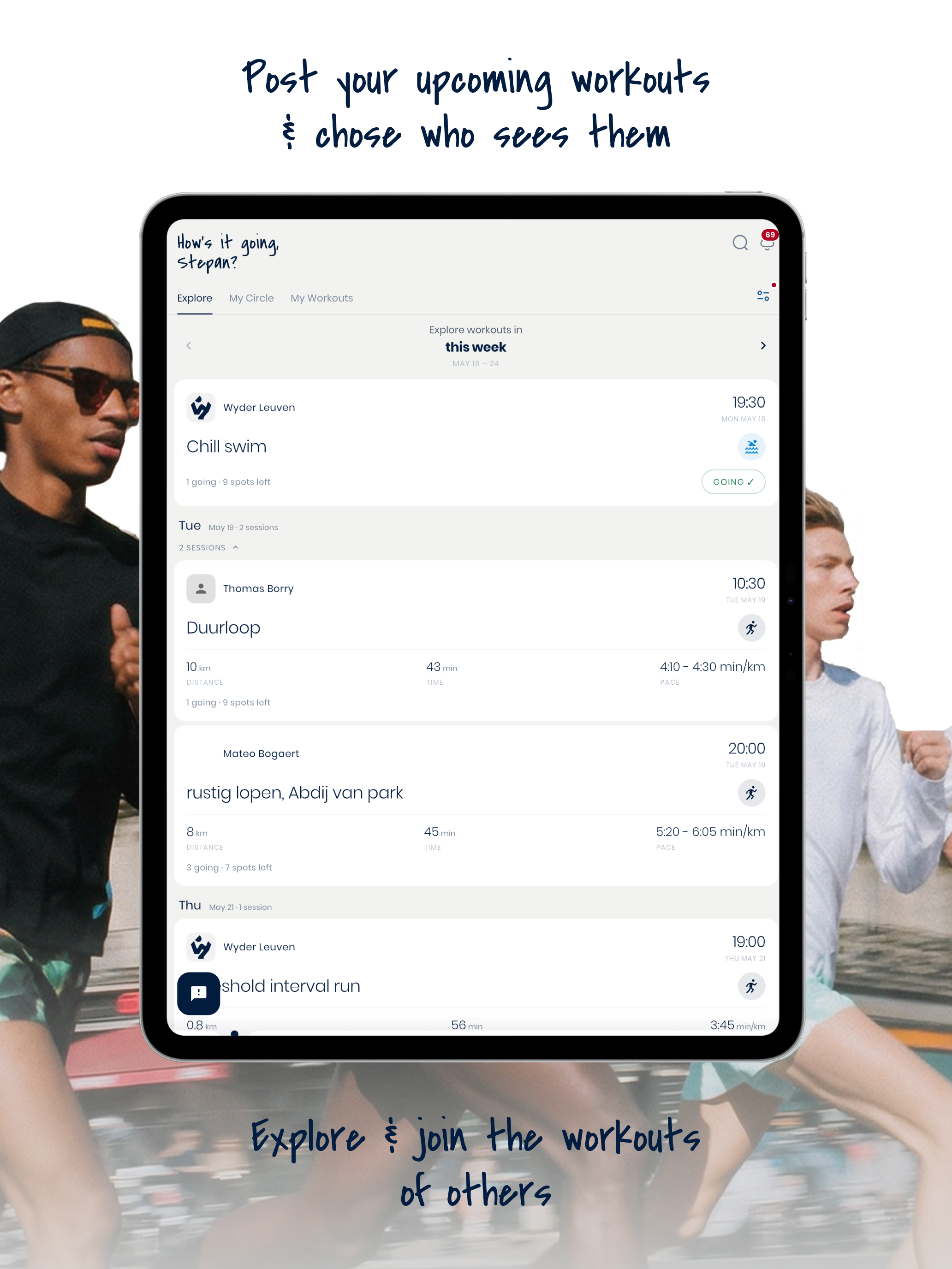 Wyder: Train Together screenshot 6
