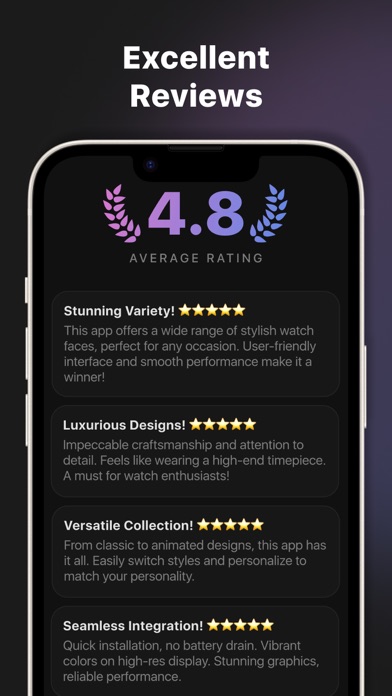 Luxury Watch Faces Gallery App Screenshot