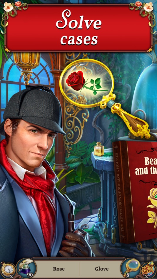 #1. Sherlock・Hidden Object・Match 3 (iOS) โดย: G5 Entertainment AB