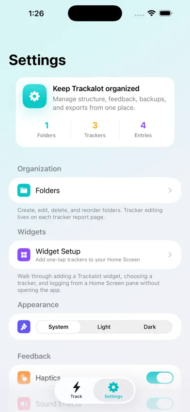 Trackalot screenshot 3