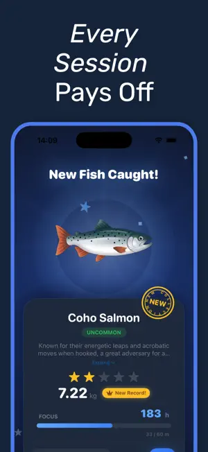 FocusFishing - pomodoro timer screenshot 3