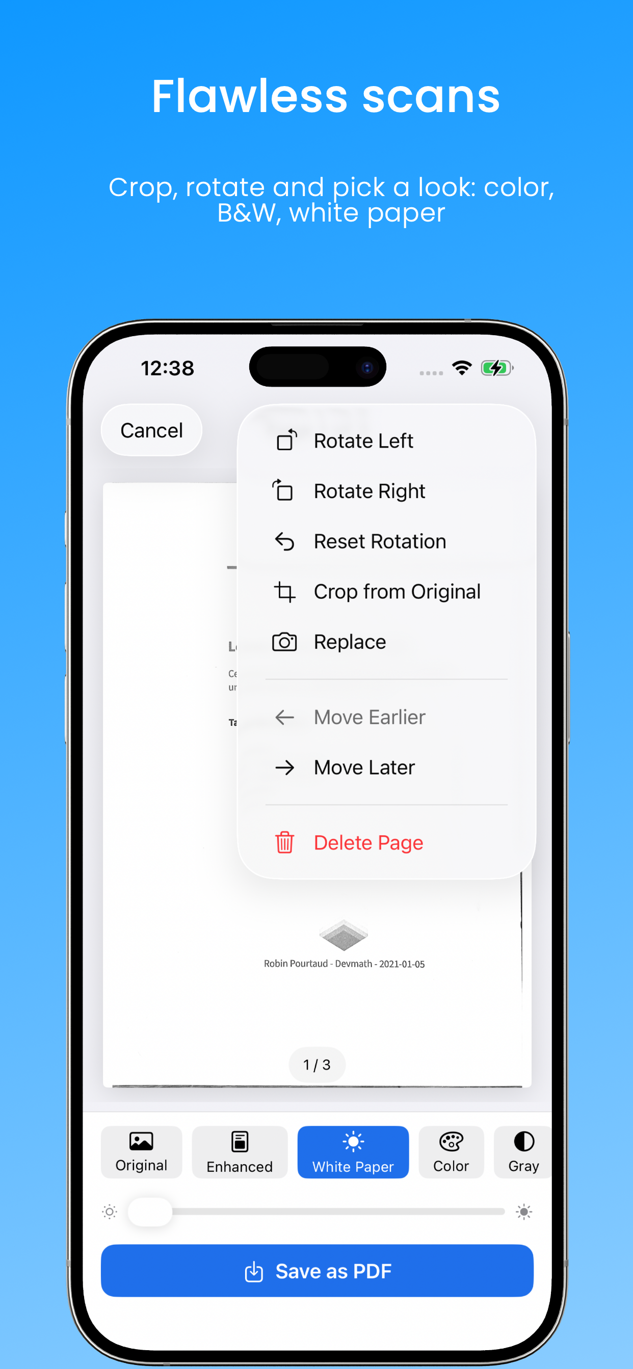 DocClair: Scan PDF screenshot 2