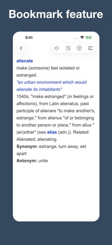 Vocabulary for IELTS, TOEFL screenshot