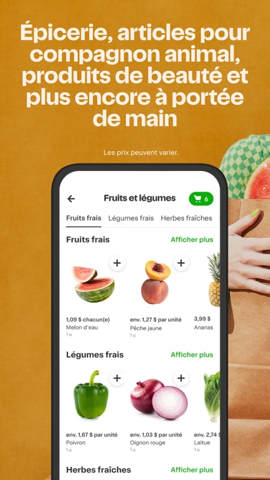 Screenshot #3 pour Instacart : Épicerie et Repas