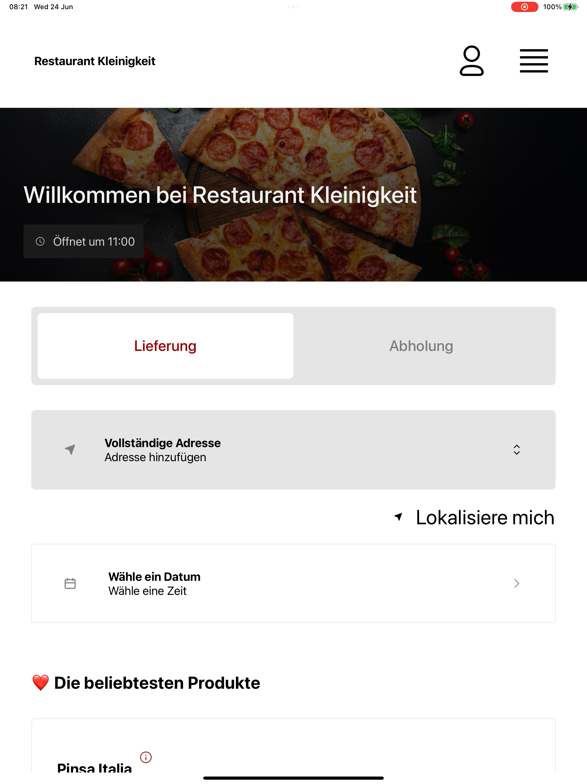 Restaurant Kleinigkeit screenshot 6