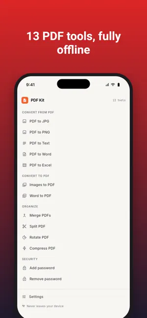 Offline Simple Pdf Converter screenshot 1