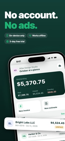 Invoice Maker App : GoInvoice Screenshot 7 of 7