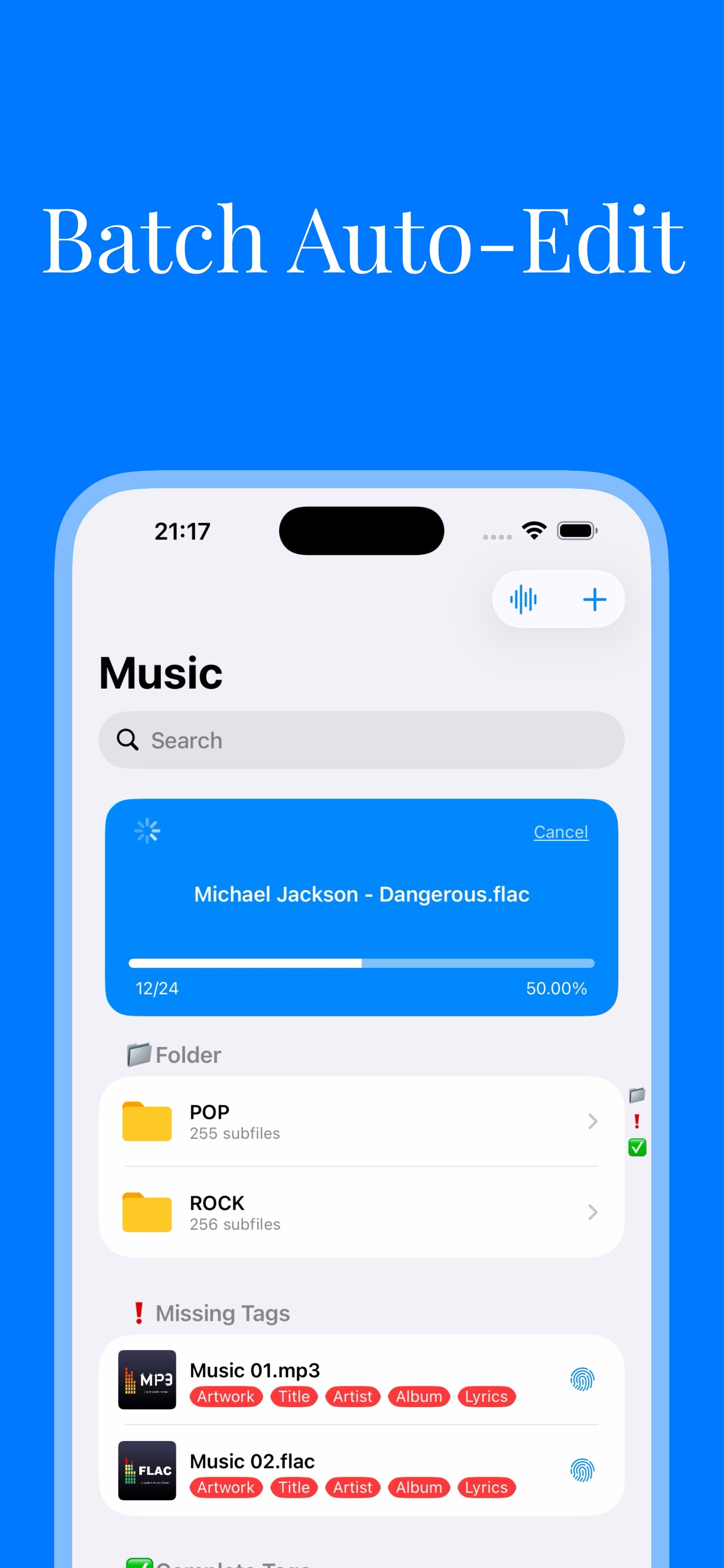 Waketag Pro: Music Tag Editor screenshot 4