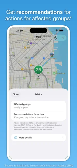 Breathe - Air Quality Monitor screenshot 2