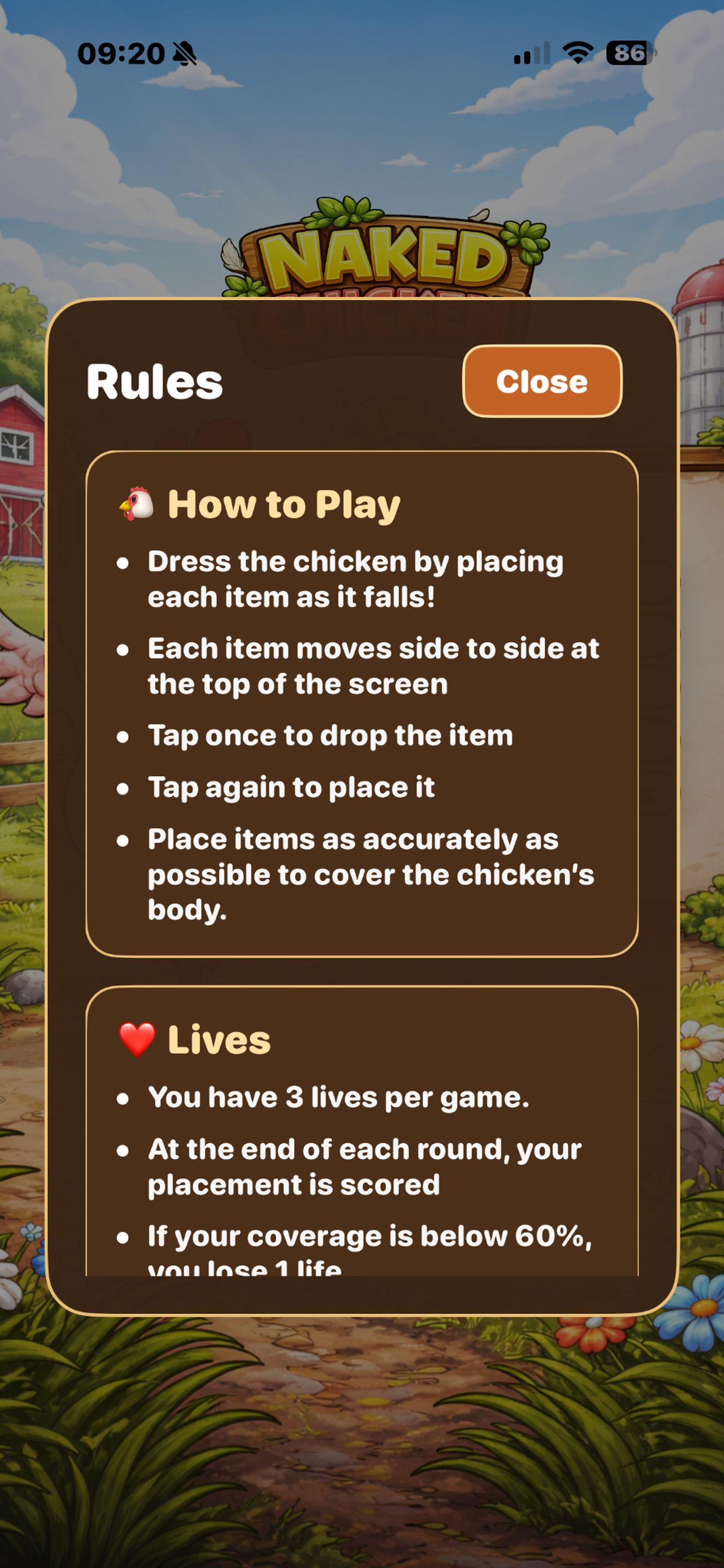 Naked Chciken screenshot 3