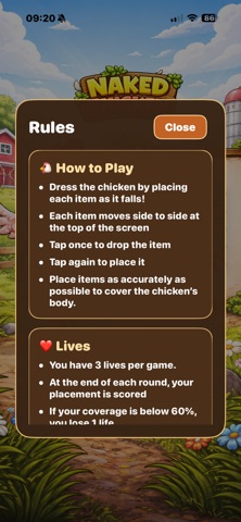 Naked Chciken screenshot