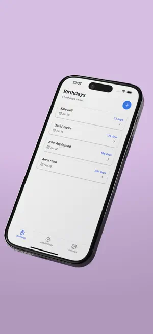 Birthday Reminder & Alerts screenshot 2