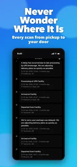 Скриншот Track Shein,Temu,TNT Package на iPhone 6