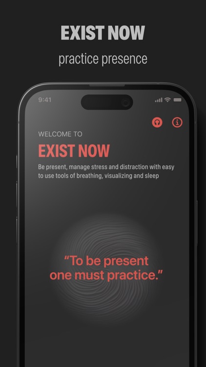 Exist Now: Practice Presence