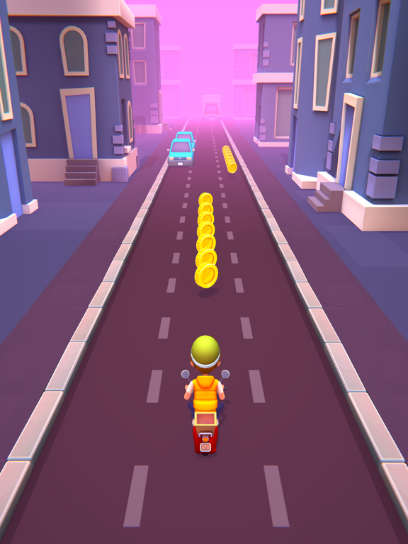 Screenshot #6 pour Paper Boy Race: Jeux de velo!