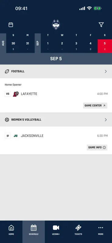 UConn Huskies screenshot 3 of 3