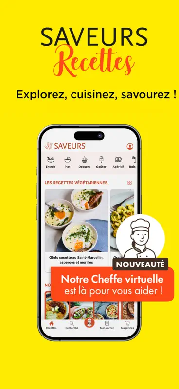 Saveurs : Recettes de cuisine screenshot 1 of 9