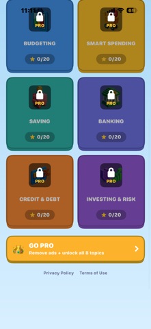 Finance Quest - Learn Basics iPhone screenshot