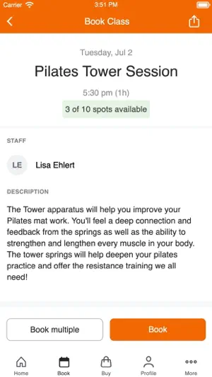Core Sport Pilates screenshot 3