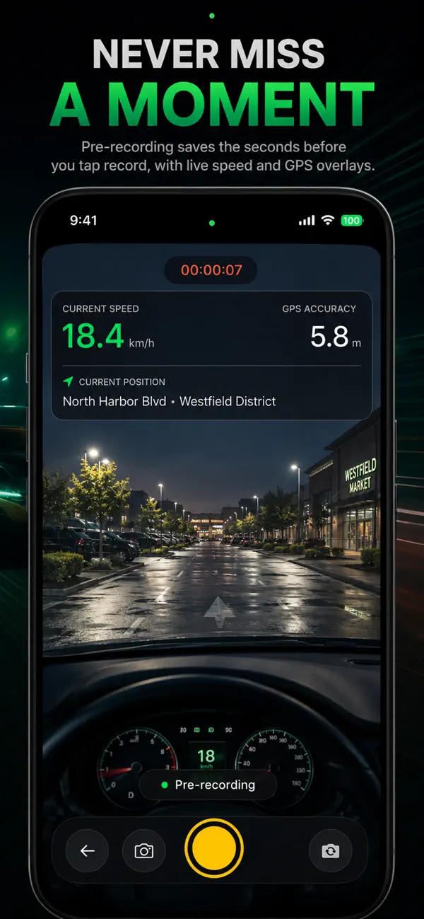 Screenshot #2 pour VisionDrive Dash Cam