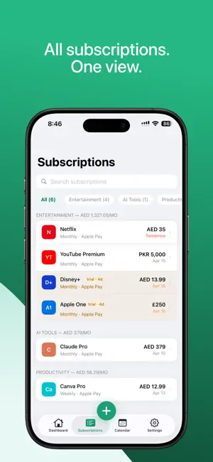 SubWise - Track your Subs screenshot 4