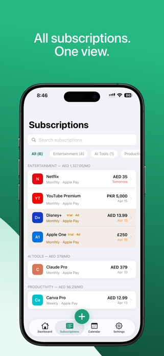 SubWise - Track your Subs Screenshot 4 of 10