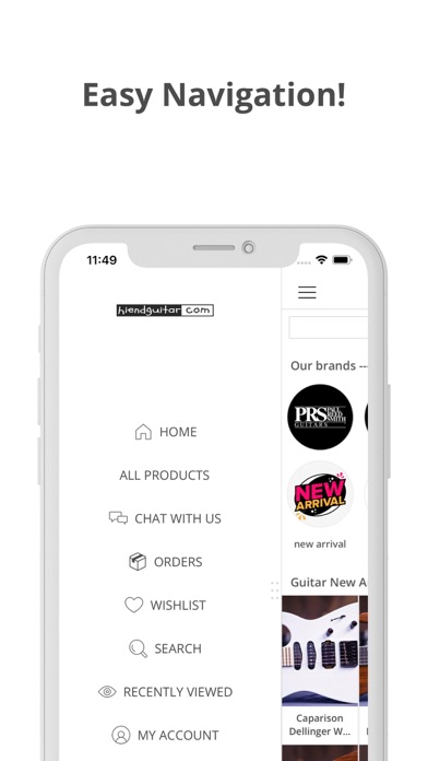 hiendguitar.com Screenshot