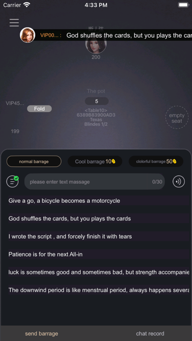 BTT Poker Screenshot