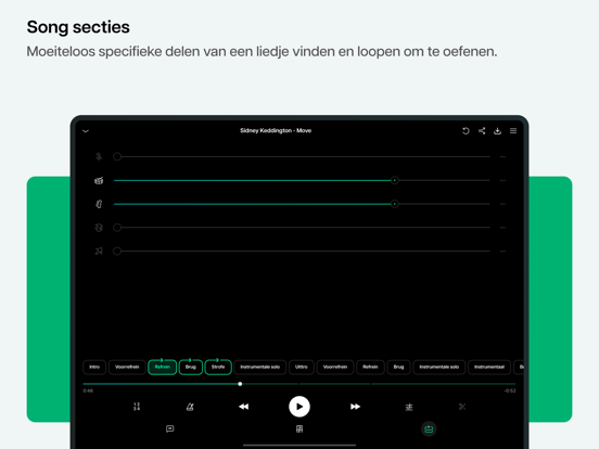 Moises: De App voor Muzikanten iPad app afbeelding 7