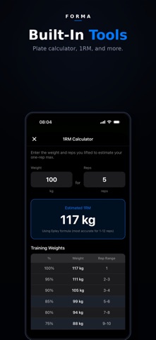 Workout Tracker - Forma Screenshot 2 of 6