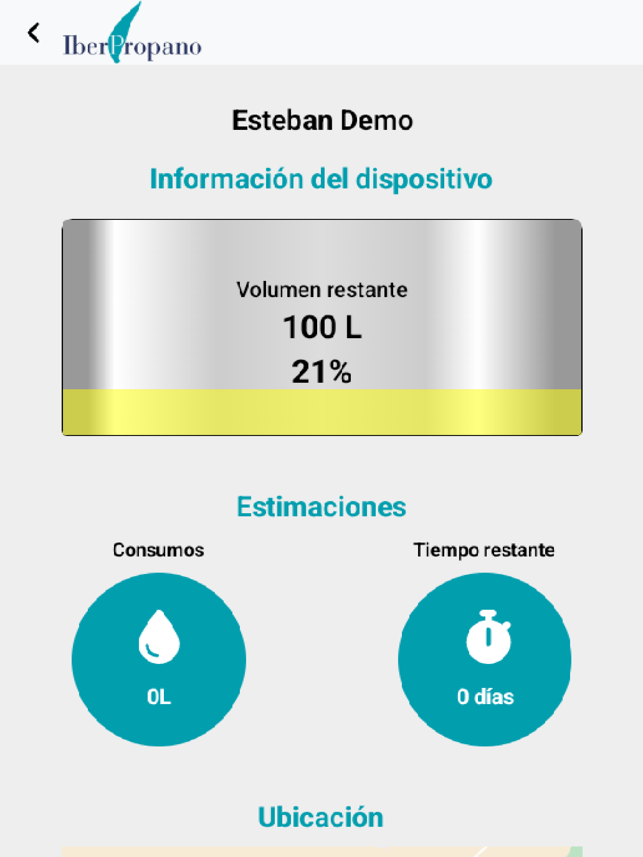 Medidor Depósitos IberPropano screenshot 6