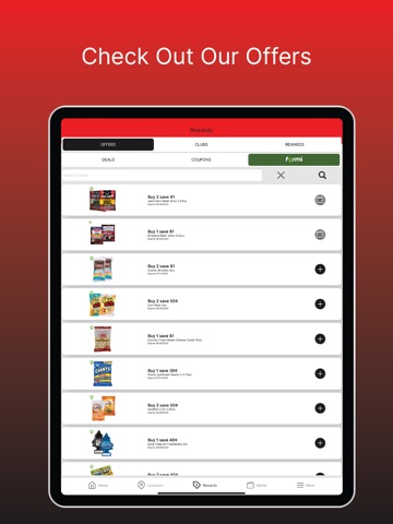 Cameron's Corner Rewards iPad screenshot