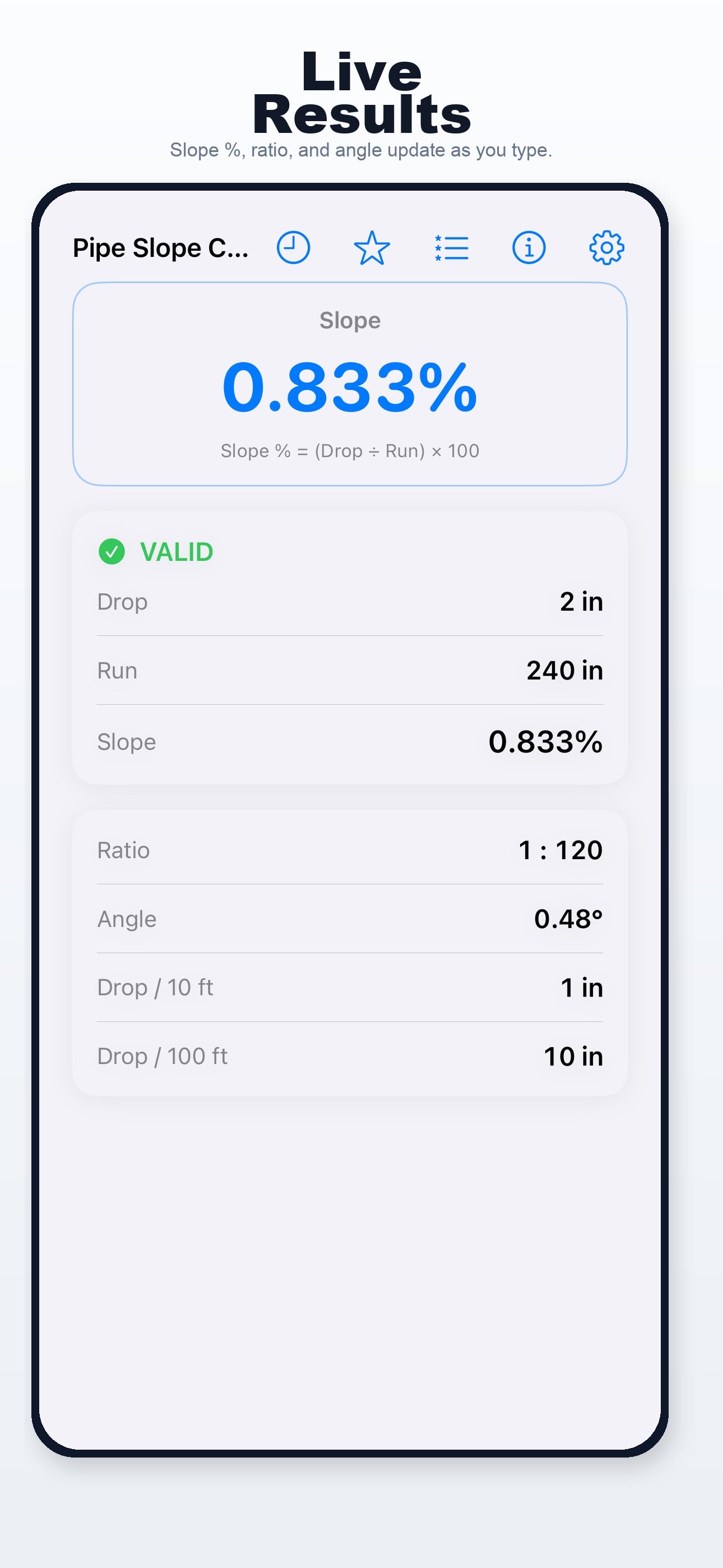 Screenshot 2 of EdgeSpace Pipe Slope