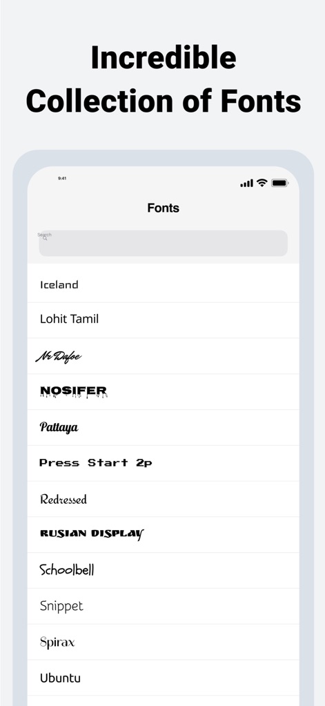 Fire Fonts | Fonts for iPhones - Reference App | MWM