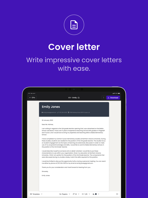 Jobseeker.com iPad screenshot 3 - Business app