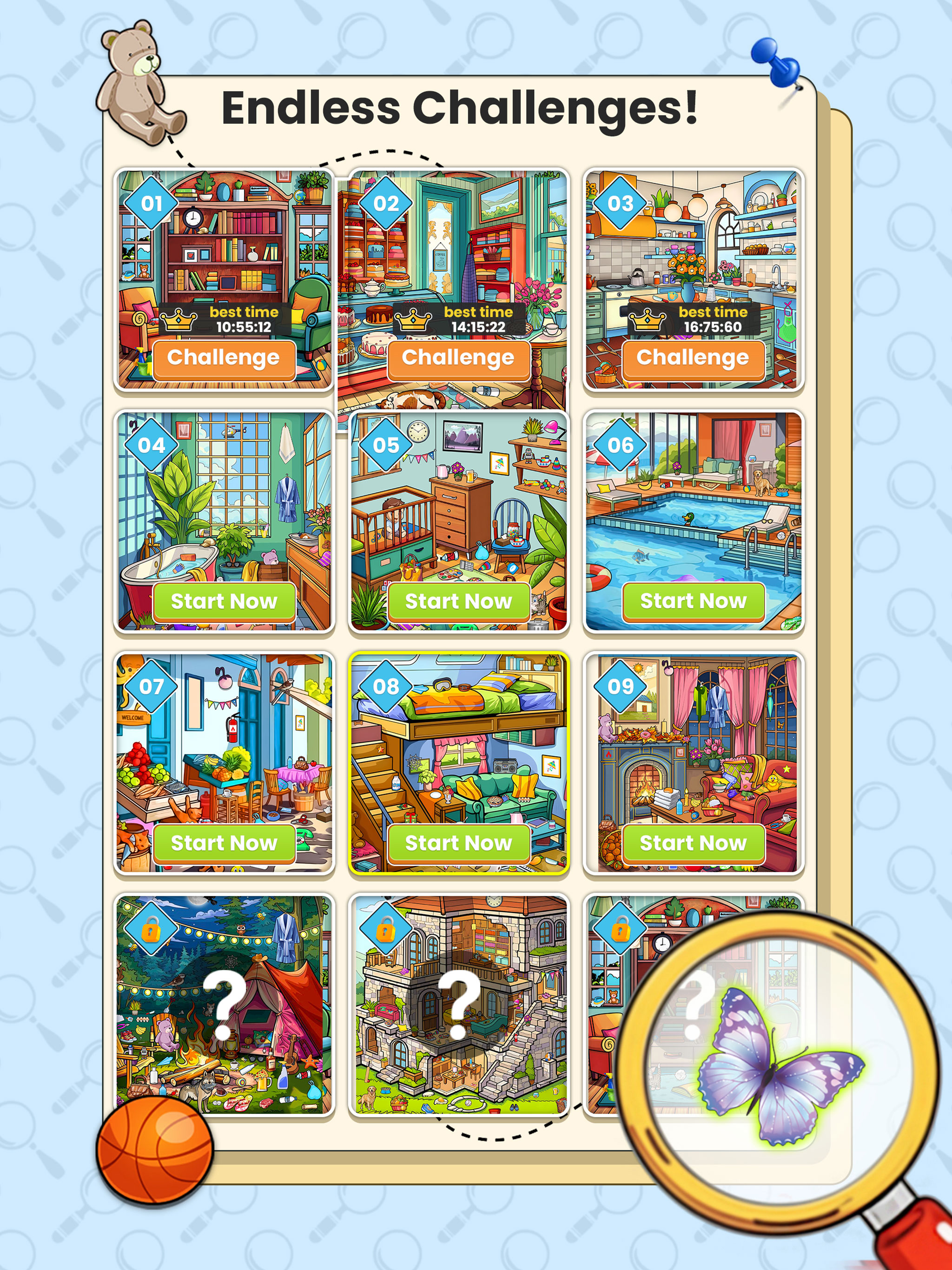 Spot & Find Hidden Clues