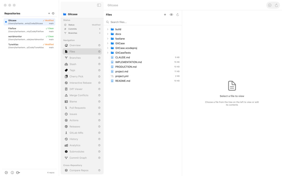 #2. GitCase (macOS) Tekijänä: Tilda FZ-LLC