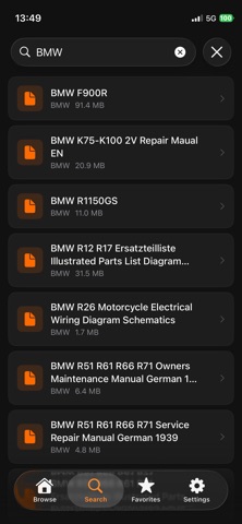 MotoManual screenshot