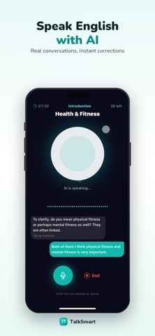 TalkSmart: Learn English AI Screenshot 1 of 6