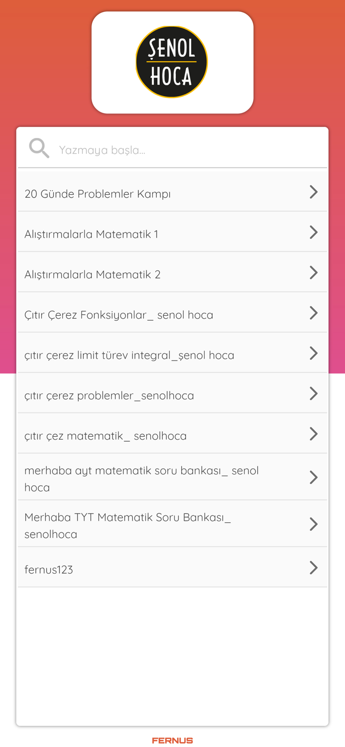 Şenol Hoca Video Çözümler