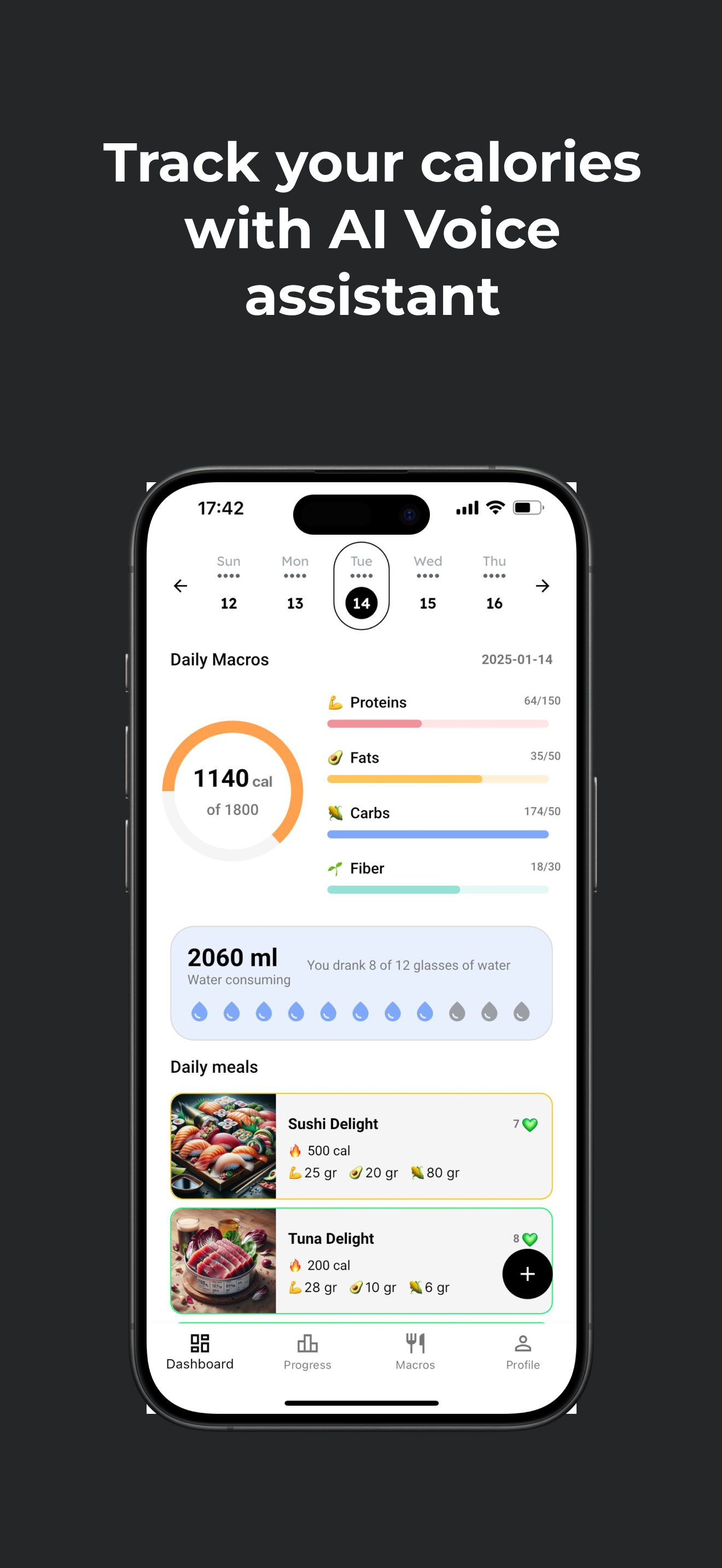 AI Food Tracker - Be Top! screenshot 2