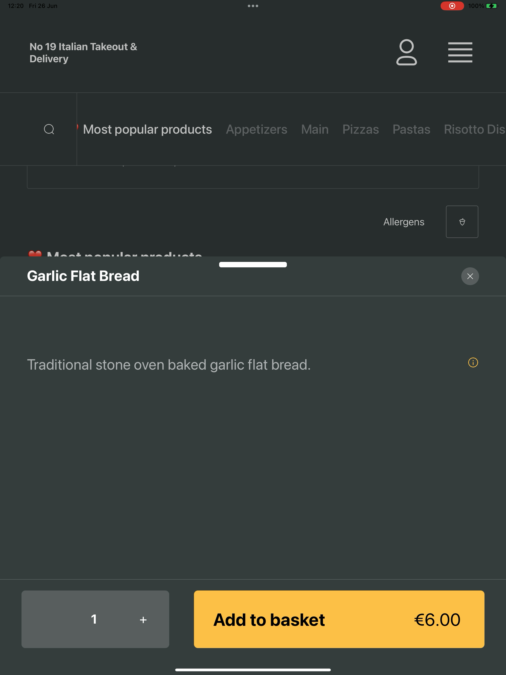 No 19 Italian Takeout&Delivery screenshot 8