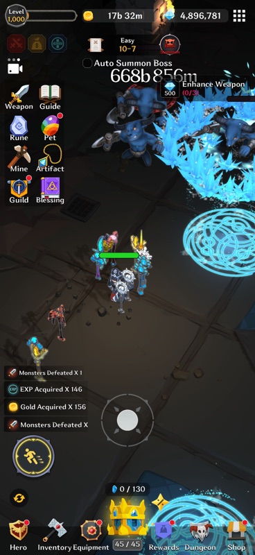 Weapon Master Idle: Action RPG screenshot 9