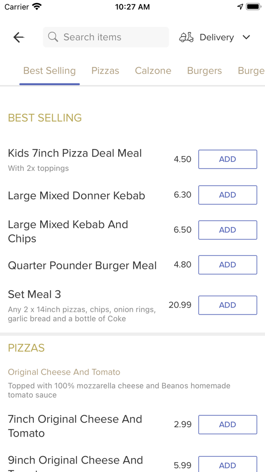 #1. Beanos Pizza (iOS) 由: Imran Ahmed