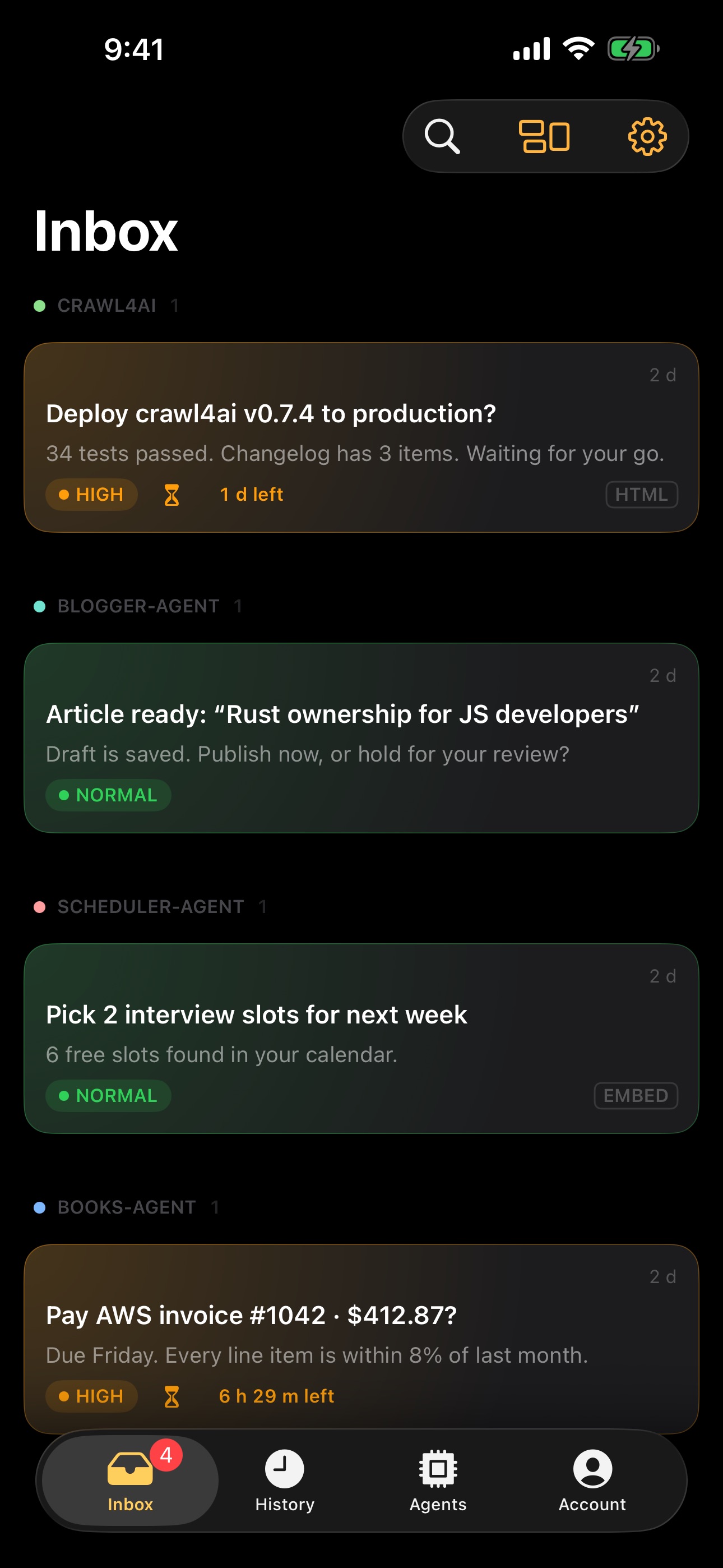 Screenshot 1 of Push4AI