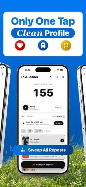 TokCleaner: Repost Remover screenshot 2