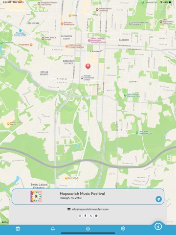 Hopscotch Music Festival 2026 iPad screenshot