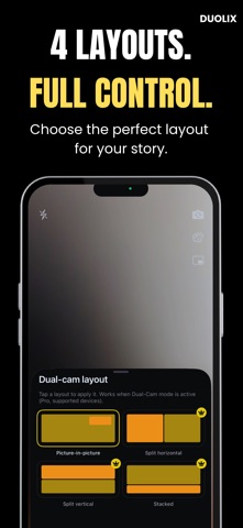 Duolix - Dual Camera App screenshot